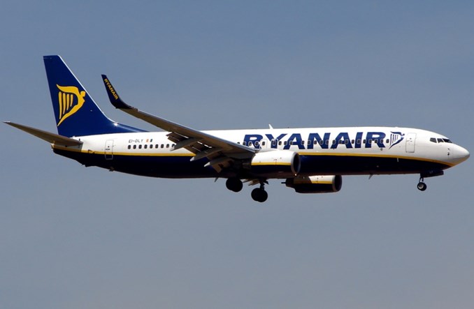 Ryanair przewiózł 9,5 mln pasażerów w grudniu. Mniej niż w listopadzie